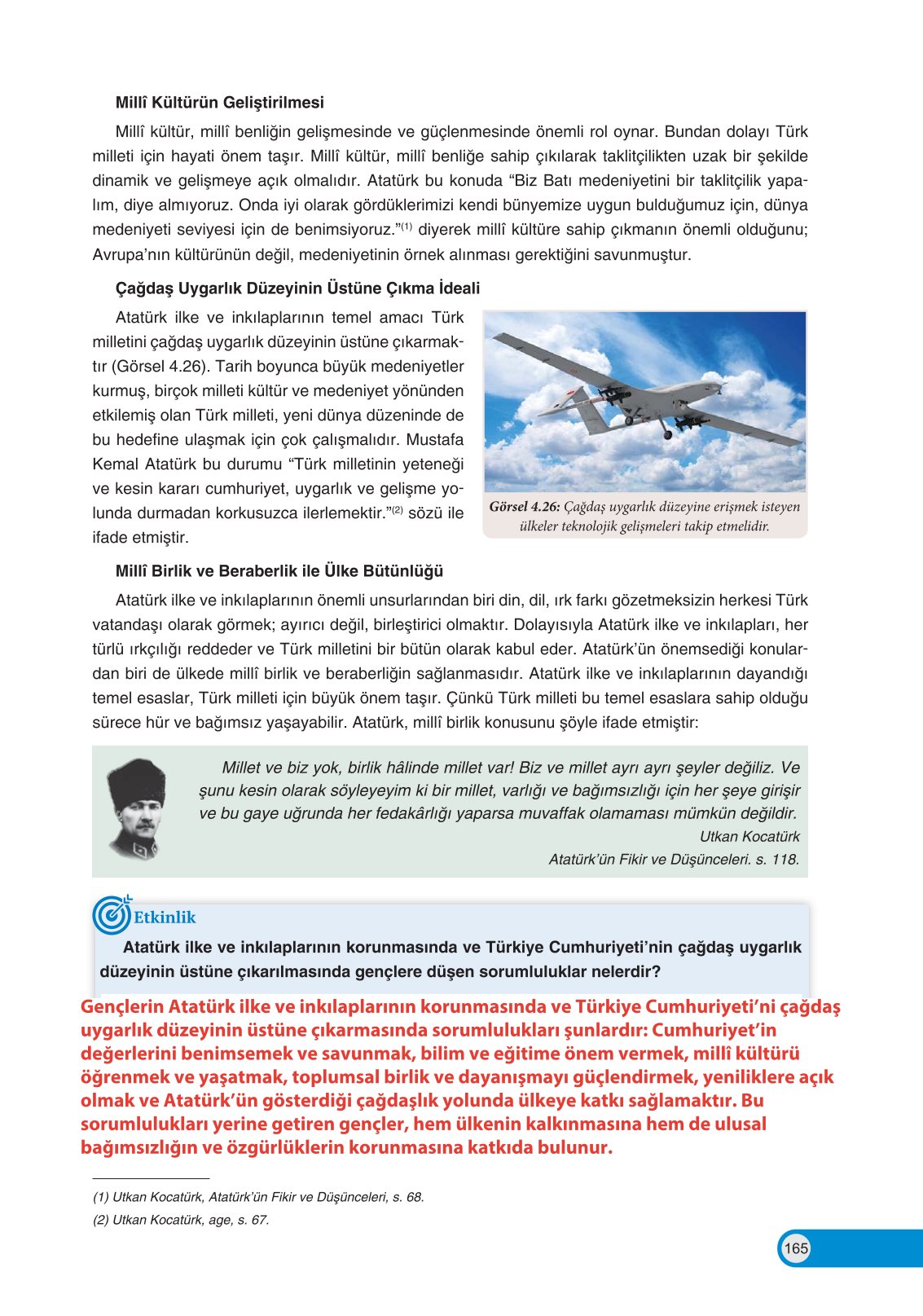 8. Sınıf Ders Destek Yayınları İnkılap Tarihi Ve Atatürkçülük Ders Kitabı Sayfa 165 Cevapları 8. Sınıf Ders Destek Yayınları İnkılap Tarihi Ve Atatürkçülük Ders Kitabı Sayfa 165 Cevapları