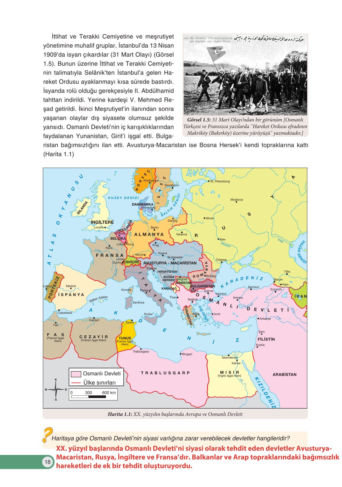 8. Sınıf Ders Destek Yayınları İnkılap Tarihi Ve Atatürkçülük Ders Kitabı Sayfa 18 Cevapları 8. Sınıf Ders Destek Yayınları İnkılap Tarihi Ve Atatürkçülük Ders Kitabı Sayfa 18 Cevapları