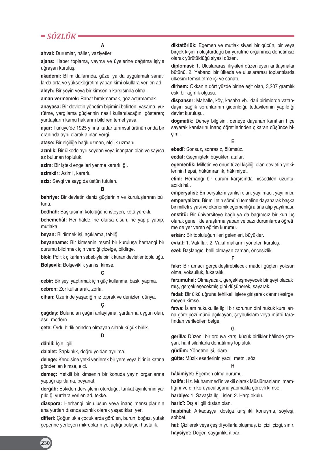 8. Sınıf Ders Destek Yayınları İnkılap Tarihi Ve Atatürkçülük Ders Kitabı Sayfa 230 Cevapları 8. Sınıf Ders Destek Yayınları İnkılap Tarihi Ve Atatürkçülük Ders Kitabı Sayfa 230 Cevapları