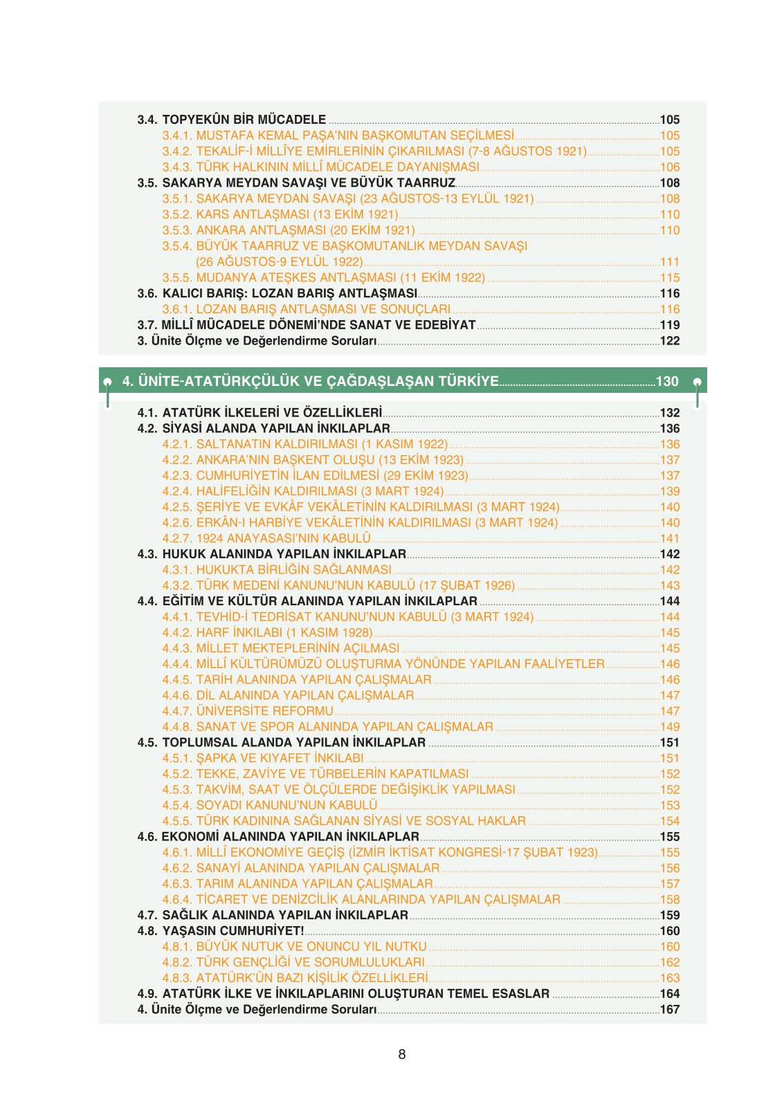 8. Sınıf Ders Destek Yayınları İnkılap Tarihi Ve Atatürkçülük Ders Kitabı Sayfa 8 Cevapları 8. Sınıf Ders Destek Yayınları İnkılap Tarihi Ve Atatürkçülük Ders Kitabı Sayfa 8 Cevapları