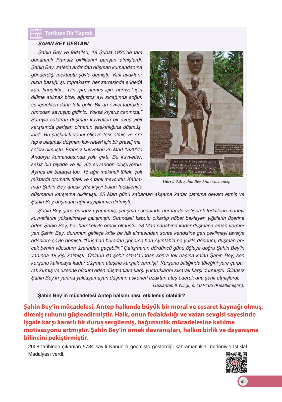 8. Sınıf Ders Destek Yayınları İnkılap Tarihi Ve Atatürkçülük Ders Kitabı Sayfa 93 Cevapları 8. Sınıf Ders Destek Yayınları İnkılap Tarihi Ve Atatürkçülük Ders Kitabı Sayfa 93 Cevapları