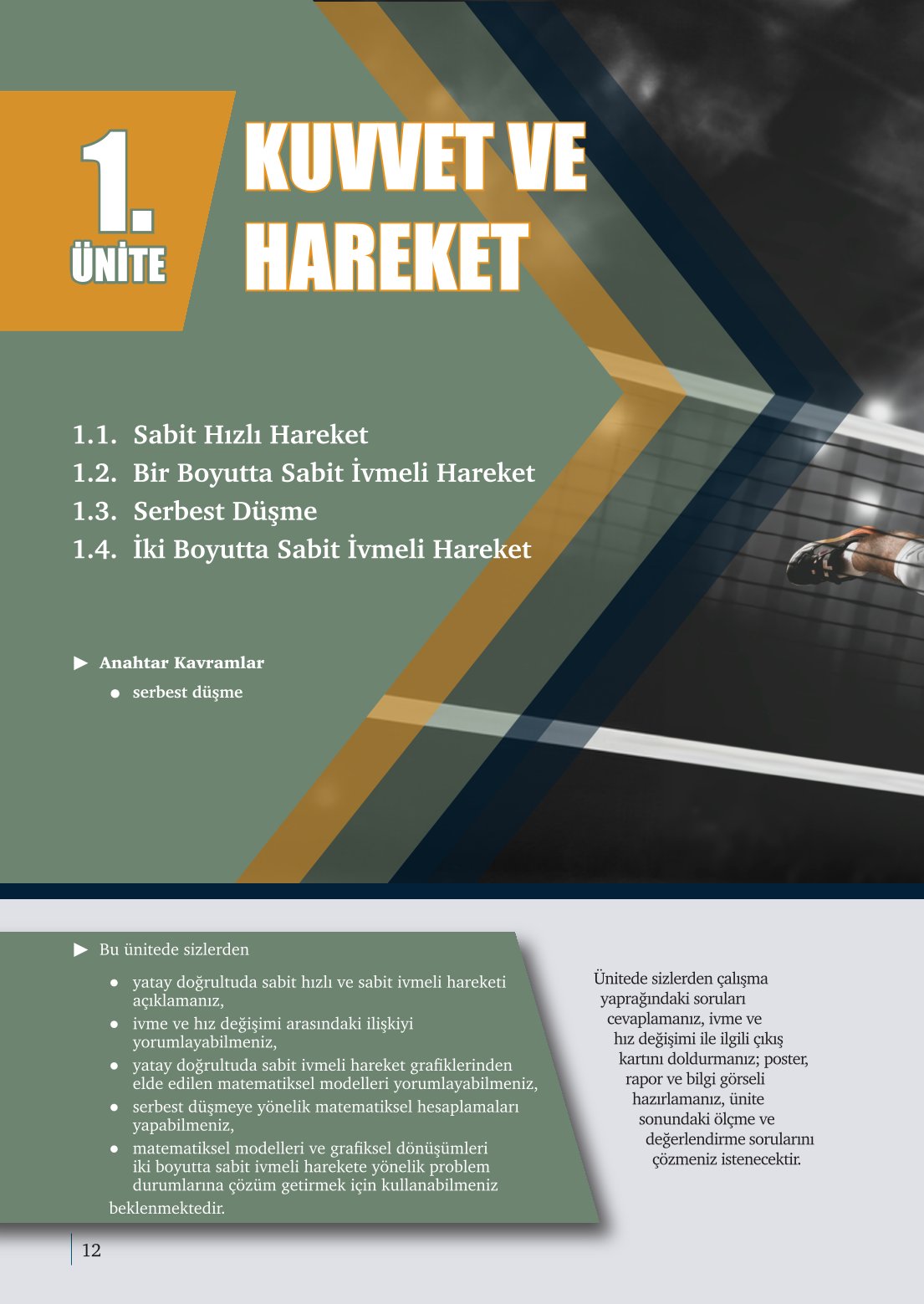 10. Sınıf Meb Yayınları Fizik Ders Kitabı Sayfa 12 Cevapları