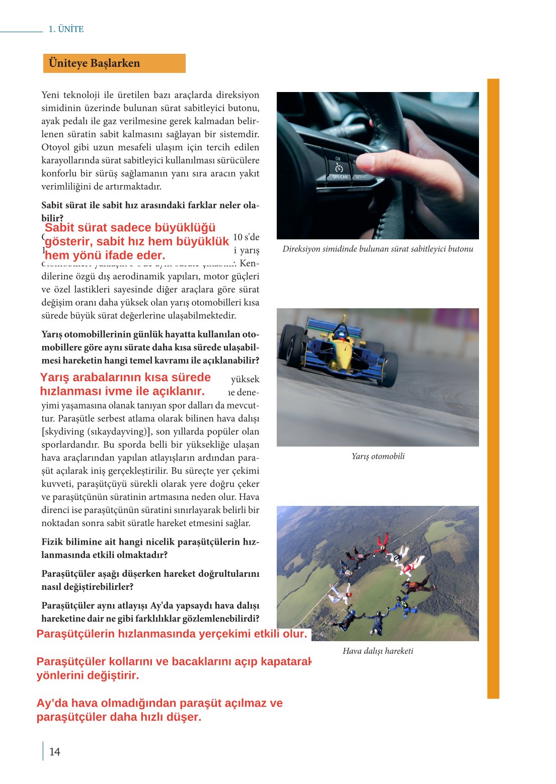 10. Sınıf Meb Yayınları Fizik Ders Kitabı Sayfa 14 Cevapları 10. Sınıf Meb Yayınları Fizik Ders Kitabı Sayfa 14 Cevapları