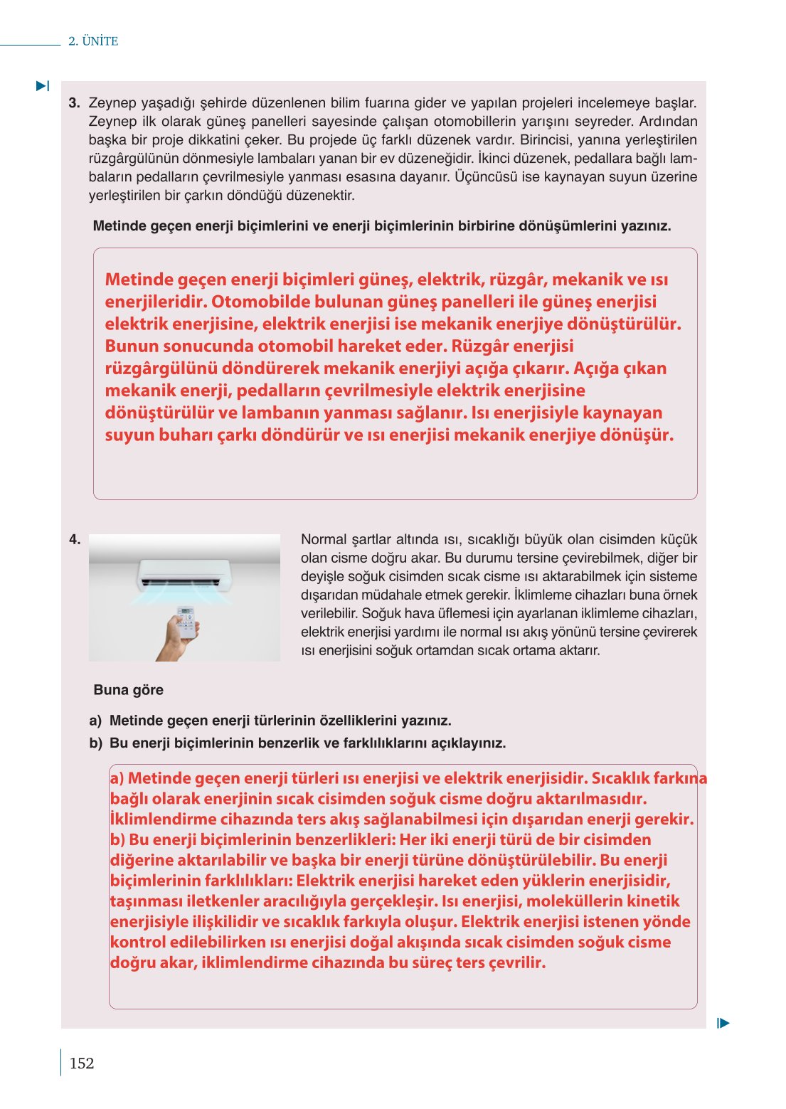 10. Sınıf Meb Yayınları Fizik Ders Kitabı Sayfa 152 Cevapları 10. Sınıf Meb Yayınları Fizik Ders Kitabı Sayfa 152 Cevapları