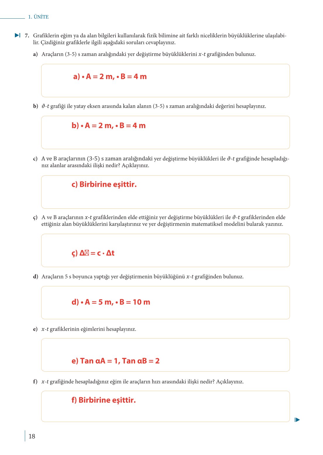 10. Sınıf Meb Yayınları Fizik Ders Kitabı Sayfa 18 Cevapları 10. Sınıf Meb Yayınları Fizik Ders Kitabı Sayfa 18 Cevapları