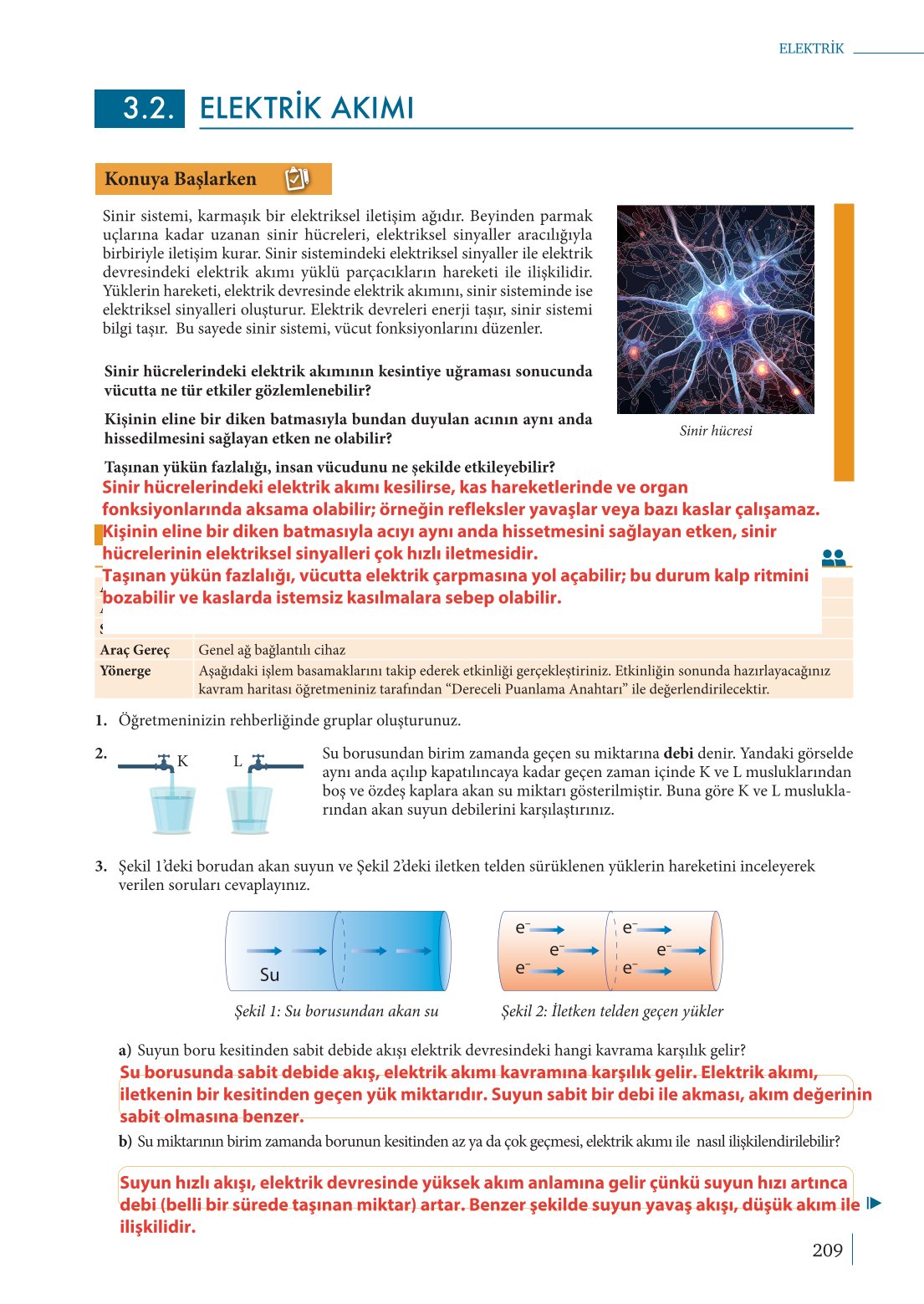 10. Sınıf Meb Yayınları Fizik Ders Kitabı Sayfa 209 Cevapları 10. Sınıf Meb Yayınları Fizik Ders Kitabı Sayfa 209 Cevapları
