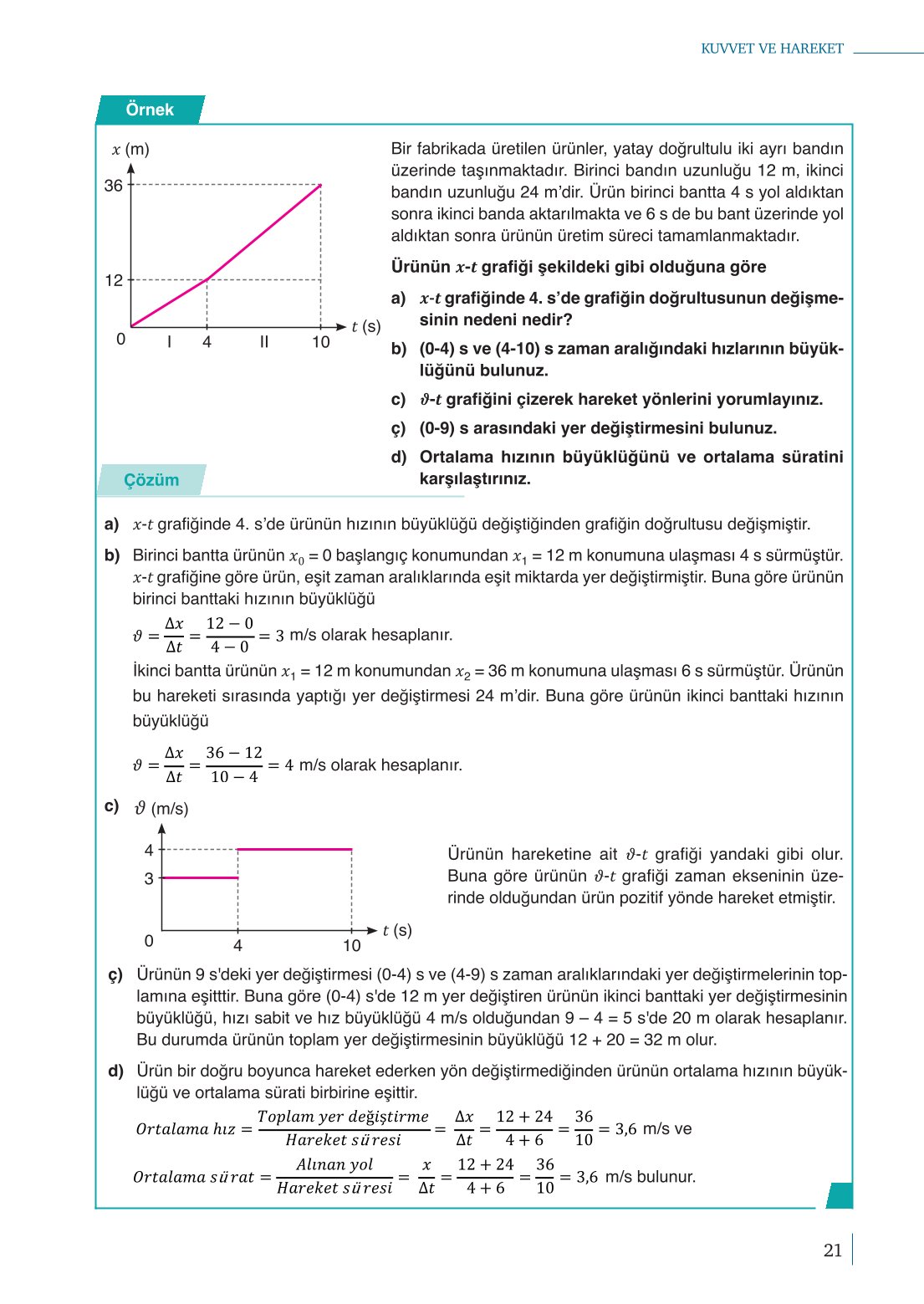 10. Sınıf Meb Yayınları Fizik Ders Kitabı Sayfa 21 Cevapları 10. Sınıf Meb Yayınları Fizik Ders Kitabı Sayfa 21 Cevapları
