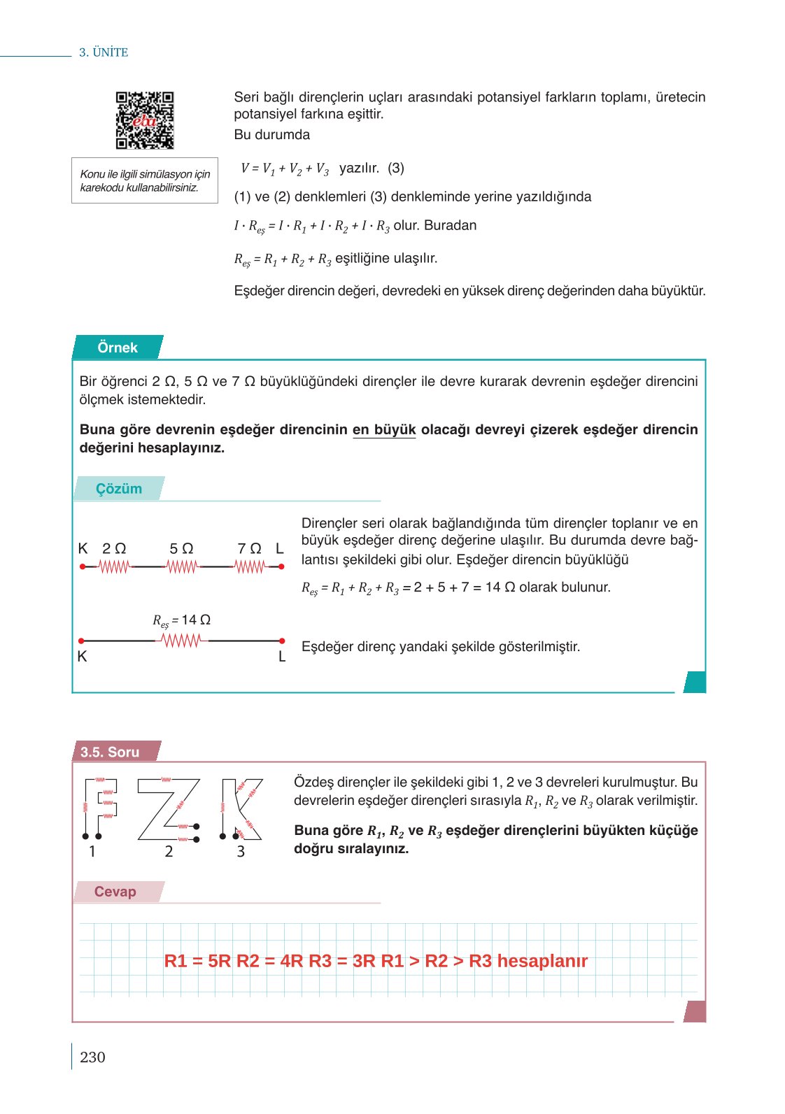 10. Sınıf Meb Yayınları Fizik Ders Kitabı Sayfa 230 Cevapları 10. Sınıf Meb Yayınları Fizik Ders Kitabı Sayfa 230 Cevapları