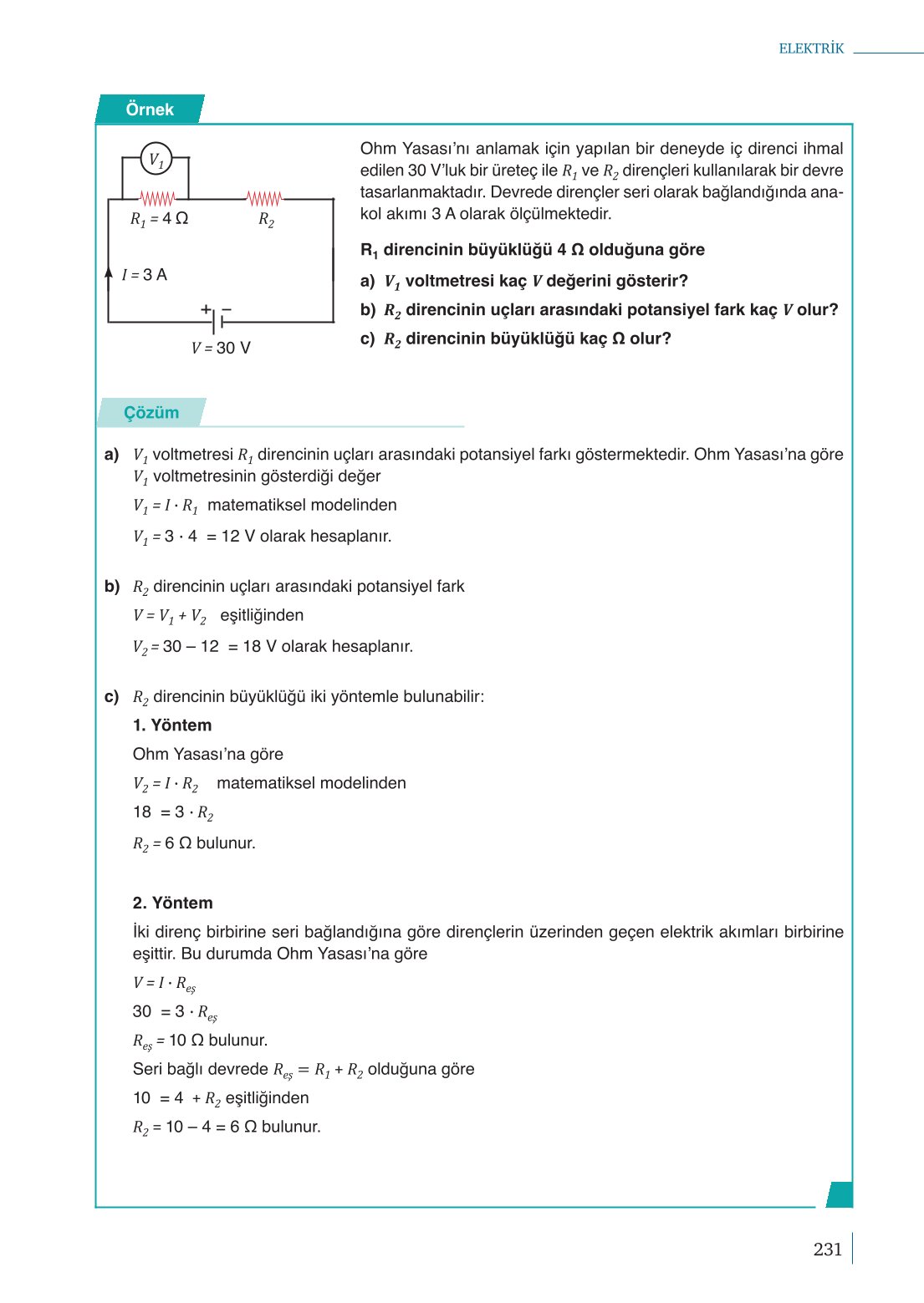 10. Sınıf Meb Yayınları Fizik Ders Kitabı Sayfa 231 Cevapları 10. Sınıf Meb Yayınları Fizik Ders Kitabı Sayfa 231 Cevapları