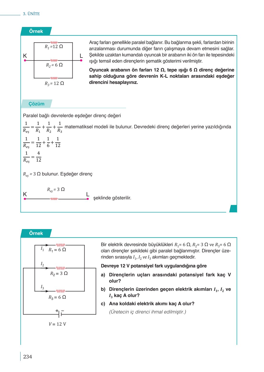 10. Sınıf Meb Yayınları Fizik Ders Kitabı Sayfa 234 Cevapları 10. Sınıf Meb Yayınları Fizik Ders Kitabı Sayfa 234 Cevapları