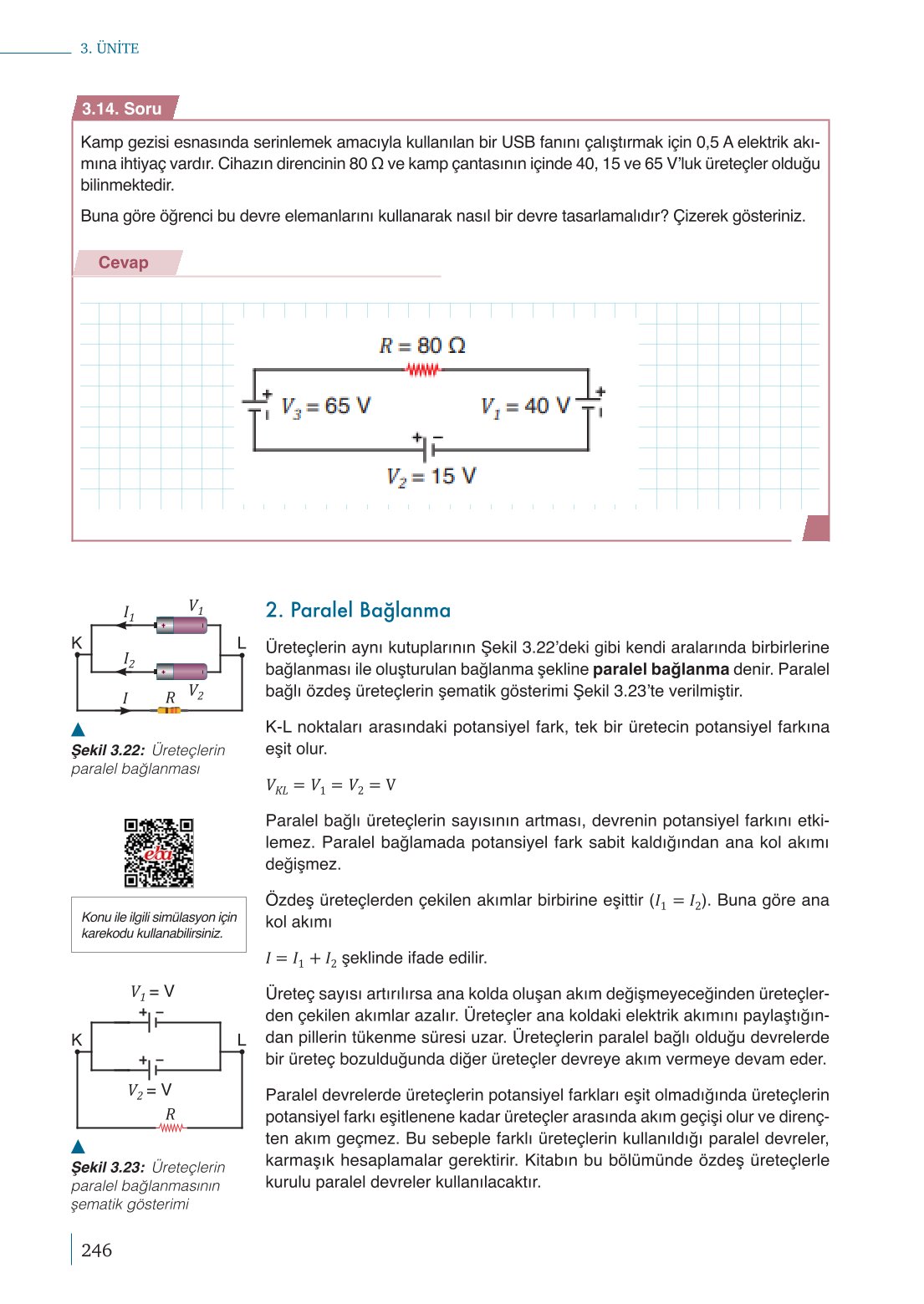 10. Sınıf Meb Yayınları Fizik Ders Kitabı Sayfa 246 Cevapları 10. Sınıf Meb Yayınları Fizik Ders Kitabı Sayfa 246 Cevapları