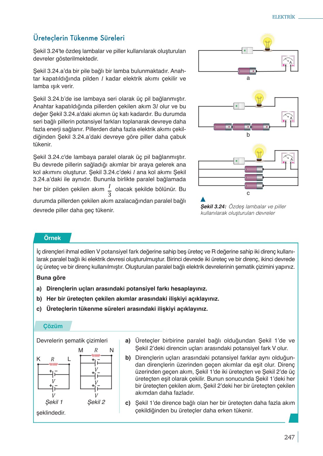 10. Sınıf Meb Yayınları Fizik Ders Kitabı Sayfa 247 Cevapları 10. Sınıf Meb Yayınları Fizik Ders Kitabı Sayfa 247 Cevapları