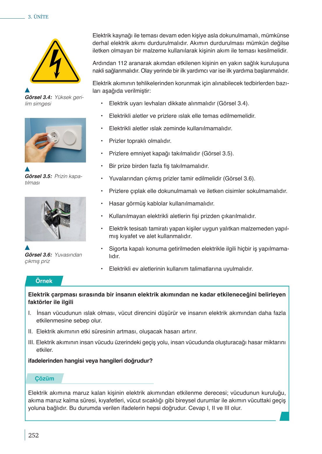 10. Sınıf Meb Yayınları Fizik Ders Kitabı Sayfa 252 Cevapları 10. Sınıf Meb Yayınları Fizik Ders Kitabı Sayfa 252 Cevapları