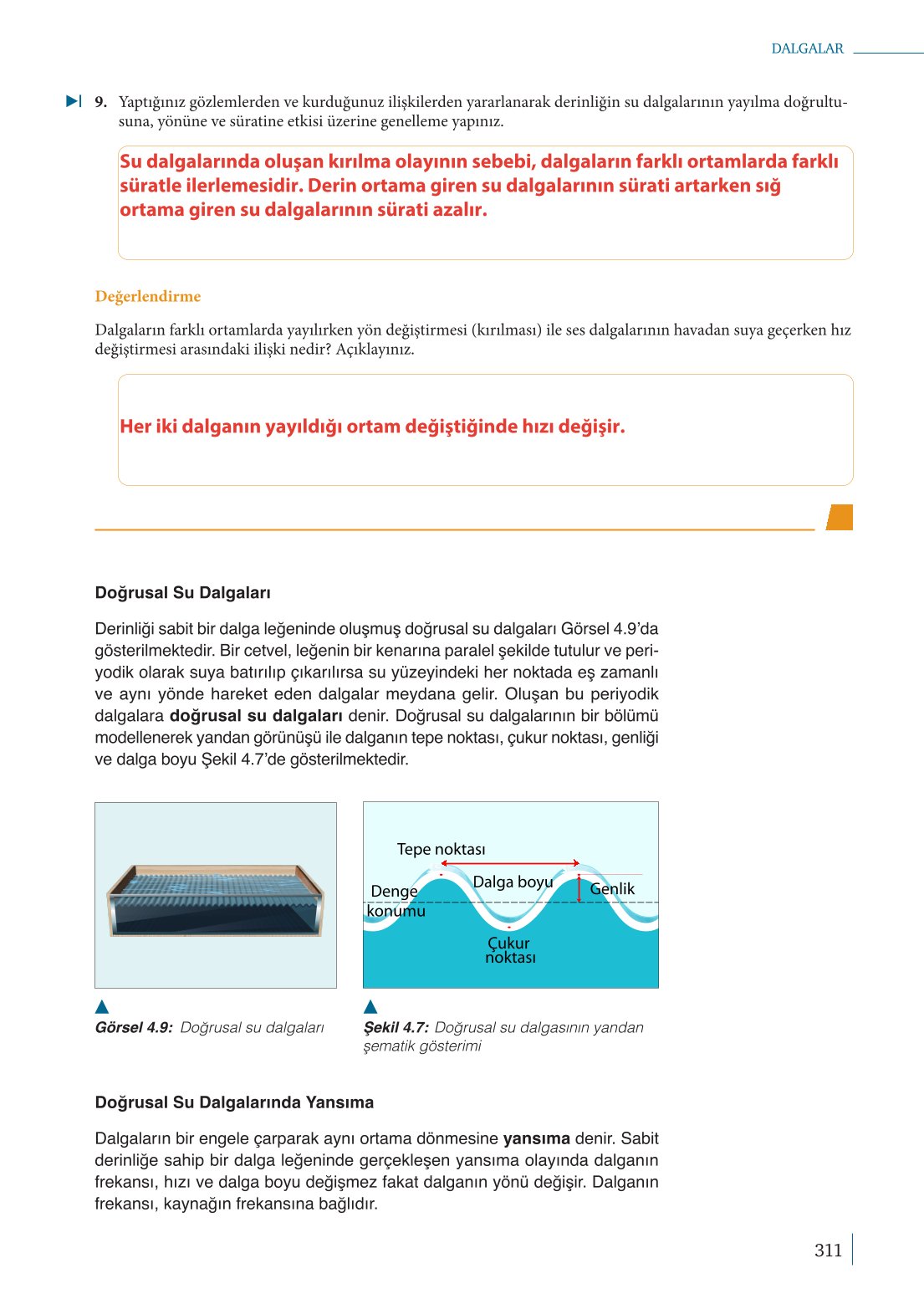 10. Sınıf Meb Yayınları Fizik Ders Kitabı Sayfa 311 Cevapları 10. Sınıf Meb Yayınları Fizik Ders Kitabı Sayfa 311 Cevapları