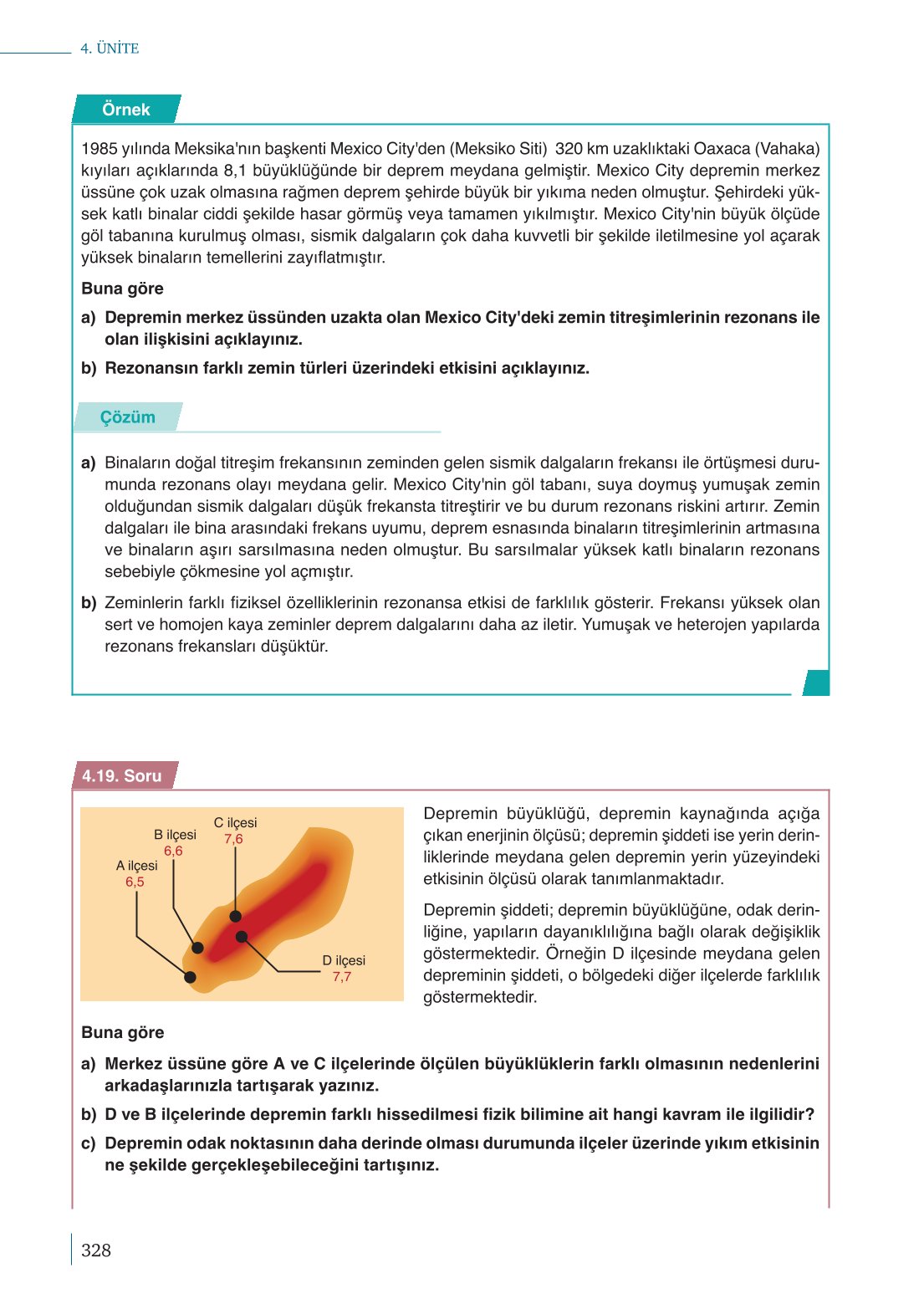 10. Sınıf Meb Yayınları Fizik Ders Kitabı Sayfa 328 Cevapları