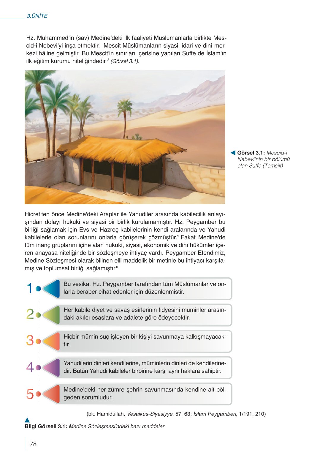 10. Sınıf Meb Yayınları Peygamberimizin Hayatı Ders Kitabı Sayfa 78 Cevapları