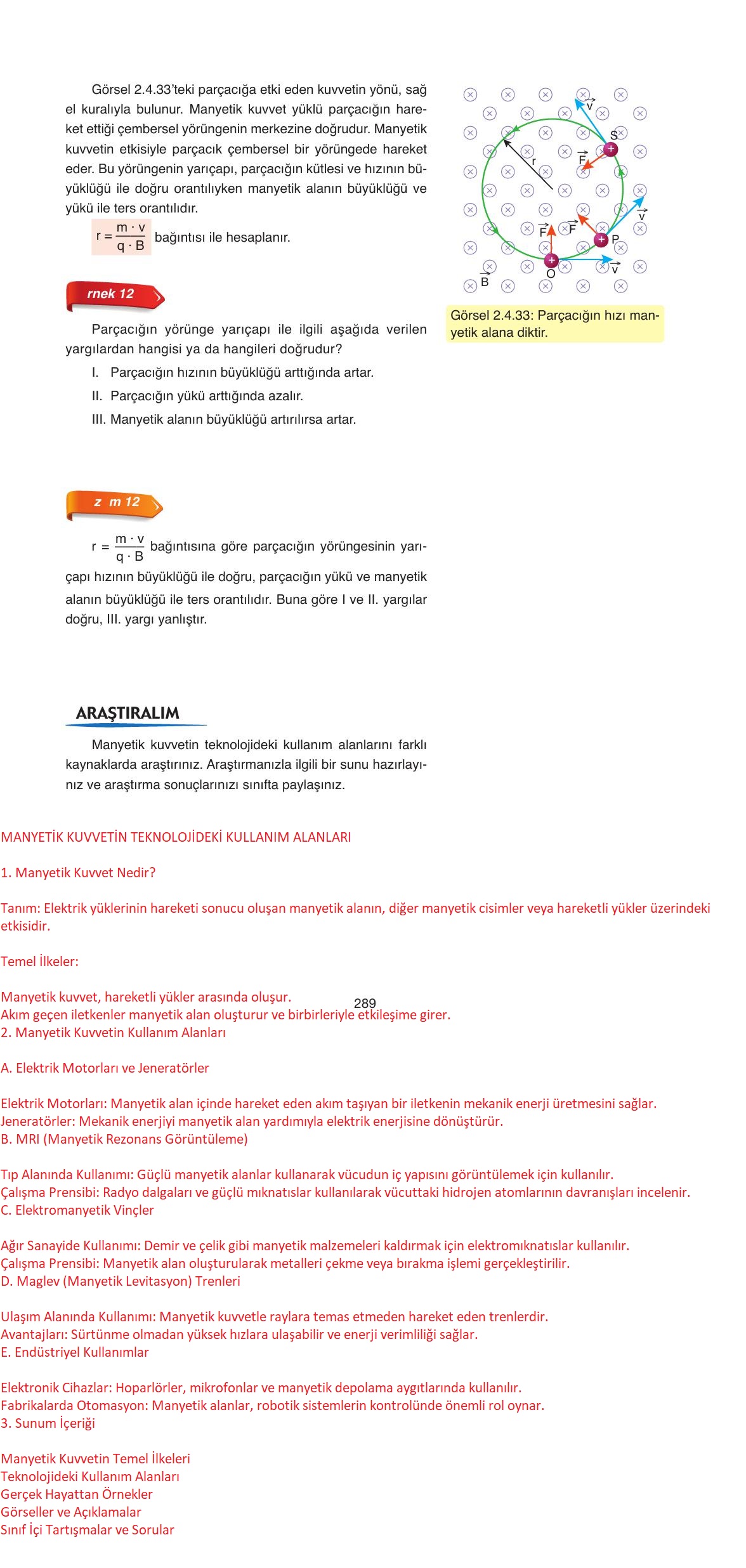 11. Sınıf Ata Yayıncılık Fizik Ders Kitabı Sayfa 289 Cevapları 11. Sınıf Ata Yayıncılık Fizik Ders Kitabı Sayfa 289 Cevapları