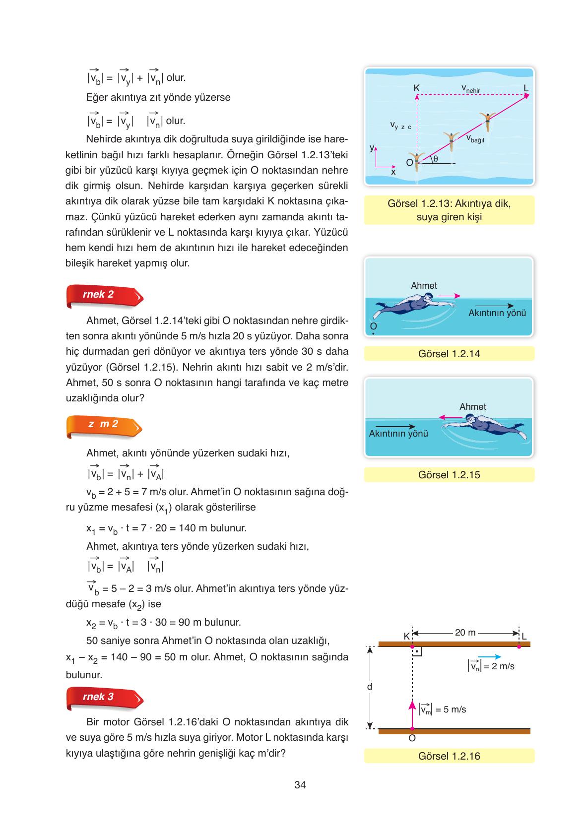 11. Sınıf Ata Yayıncılık Fizik Ders Kitabı Sayfa 34 Cevapları 11. Sınıf Ata Yayıncılık Fizik Ders Kitabı Sayfa 34 Cevapları