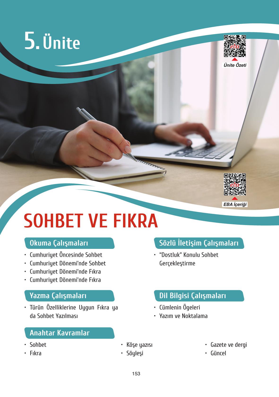 11. Sınıf Ata Yayıncılık Türk Dili Ve Edebiyatı Ders Kitabı Sayfa 153 Cevapları 11. Sınıf Ata Yayıncılık Türk Dili Ve Edebiyatı Ders Kitabı Sayfa 153 Cevapları