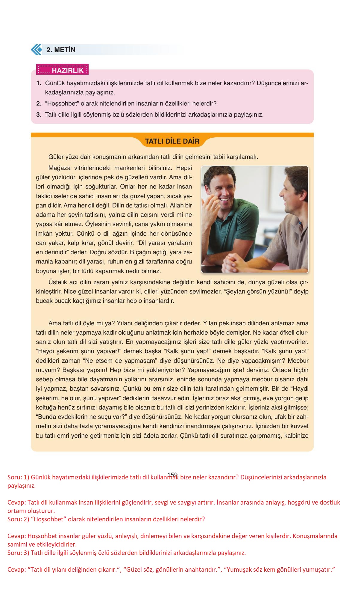 11. Sınıf Ata Yayıncılık Türk Dili Ve Edebiyatı Ders Kitabı Sayfa 159 Cevapları 11. Sınıf Ata Yayıncılık Türk Dili Ve Edebiyatı Ders Kitabı Sayfa 159 Cevapları