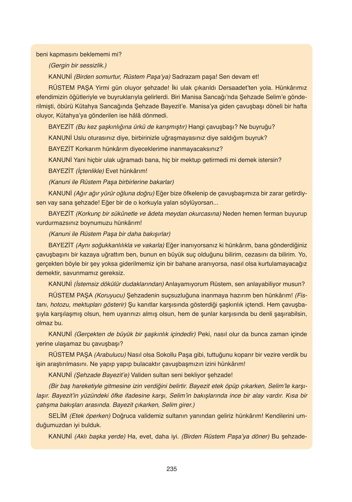 11. Sınıf Ata Yayıncılık Türk Dili Ve Edebiyatı Ders Kitabı Sayfa 235 Cevapları 11. Sınıf Ata Yayıncılık Türk Dili Ve Edebiyatı Ders Kitabı Sayfa 235 Cevapları