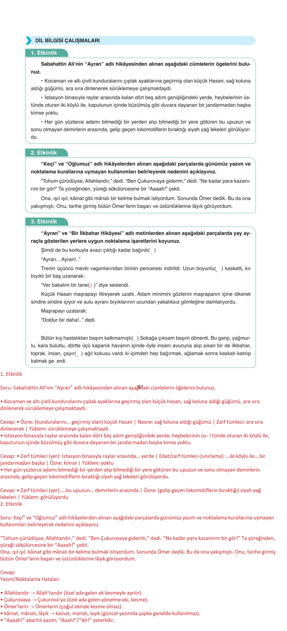11. Sınıf Ata Yayıncılık Türk Dili Ve Edebiyatı Ders Kitabı Sayfa 61 Cevapları 11. Sınıf Ata Yayıncılık Türk Dili Ve Edebiyatı Ders Kitabı Sayfa 61 Cevapları
