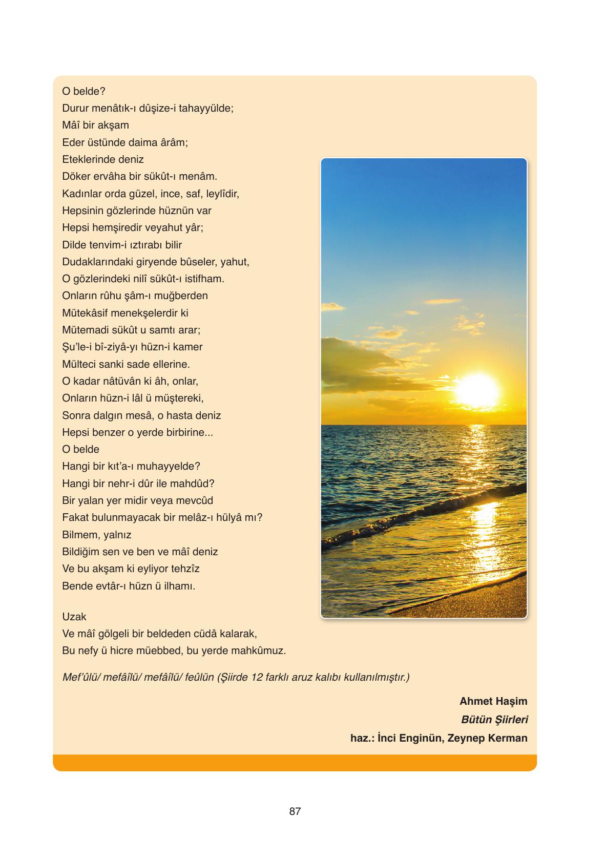 11. Sınıf Ata Yayıncılık Türk Dili Ve Edebiyatı Ders Kitabı Sayfa 87 Cevapları 11. Sınıf Ata Yayıncılık Türk Dili Ve Edebiyatı Ders Kitabı Sayfa 87 Cevapları