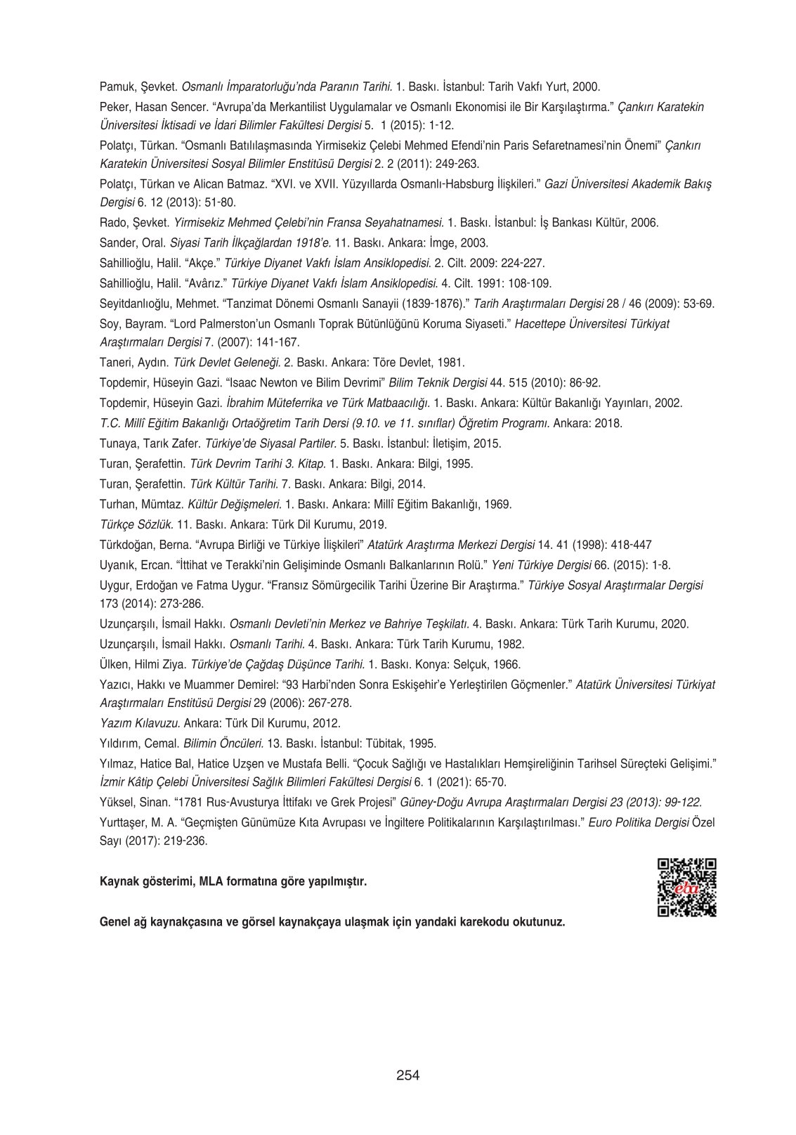 11. Sınıf Ders Destek Yayınları Tarih Ders Kitabı Sayfa 254 Cevapları 11. Sınıf Ders Destek Yayınları Tarih Ders Kitabı Sayfa 254 Cevapları