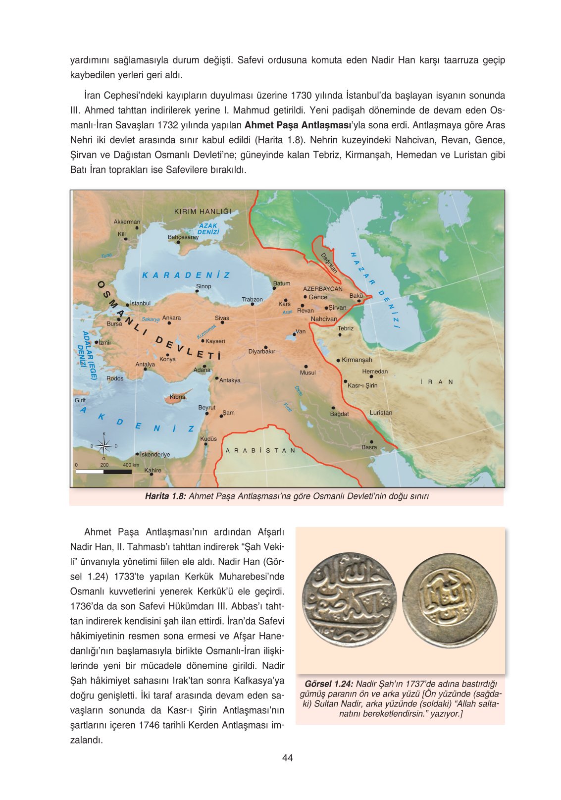 11. Sınıf Ders Destek Yayınları Tarih Ders Kitabı Sayfa 44 Cevapları