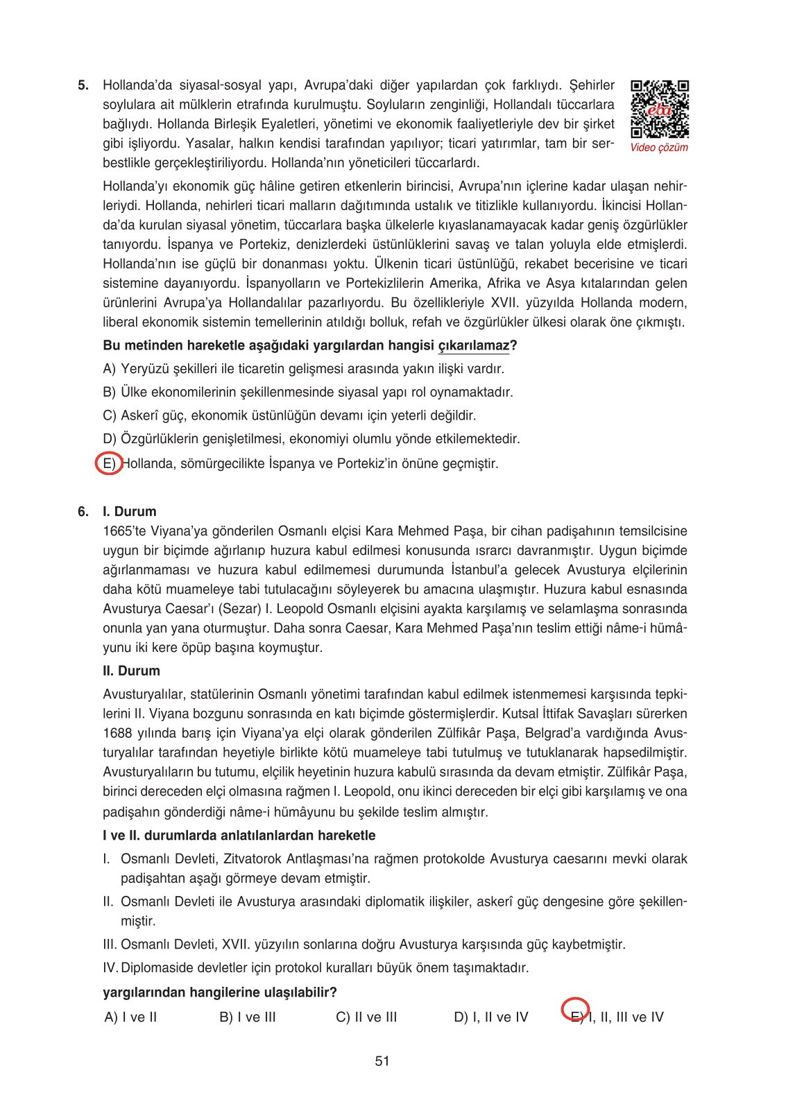 11. Sınıf Ders Destek Yayınları Tarih Ders Kitabı Sayfa 51 Cevapları 11. Sınıf Ders Destek Yayınları Tarih Ders Kitabı Sayfa 51 Cevapları