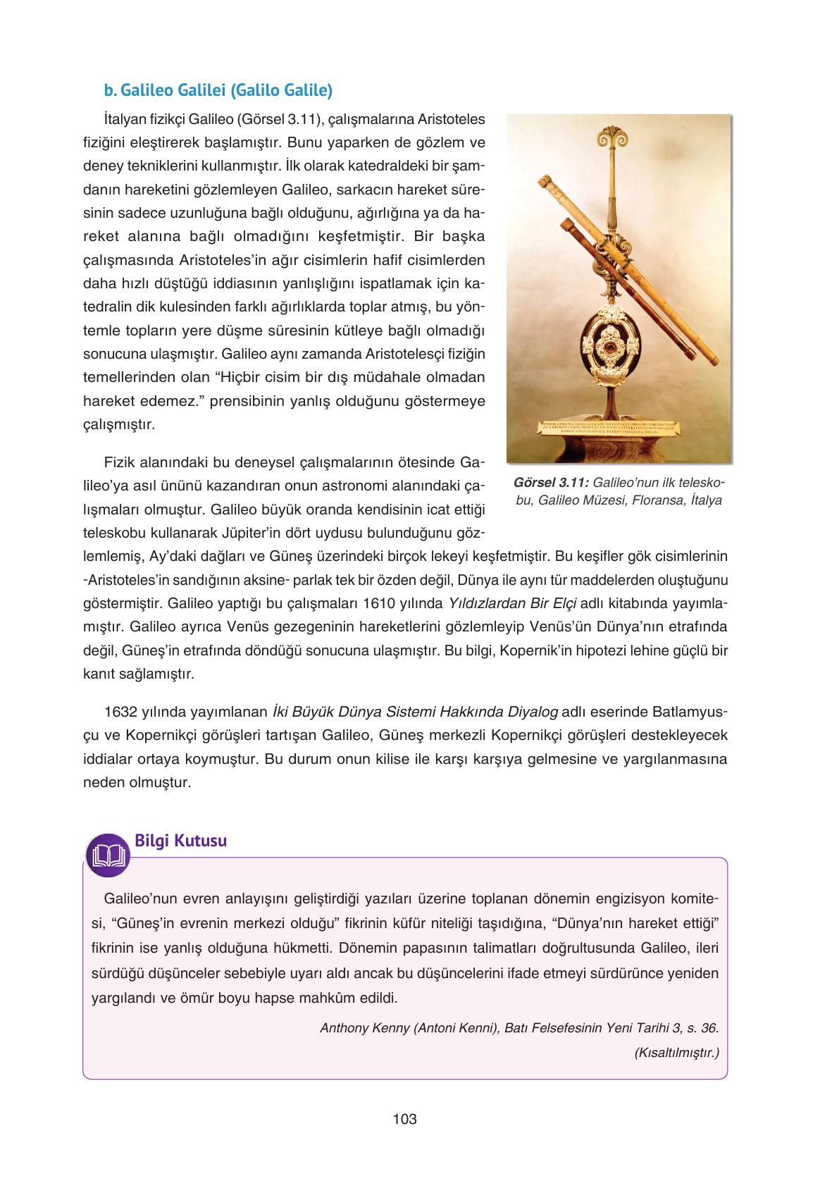 11. Sınıf Hisar Yayıncılık Felsefe Ders Kitabı Sayfa 104 Cevapları