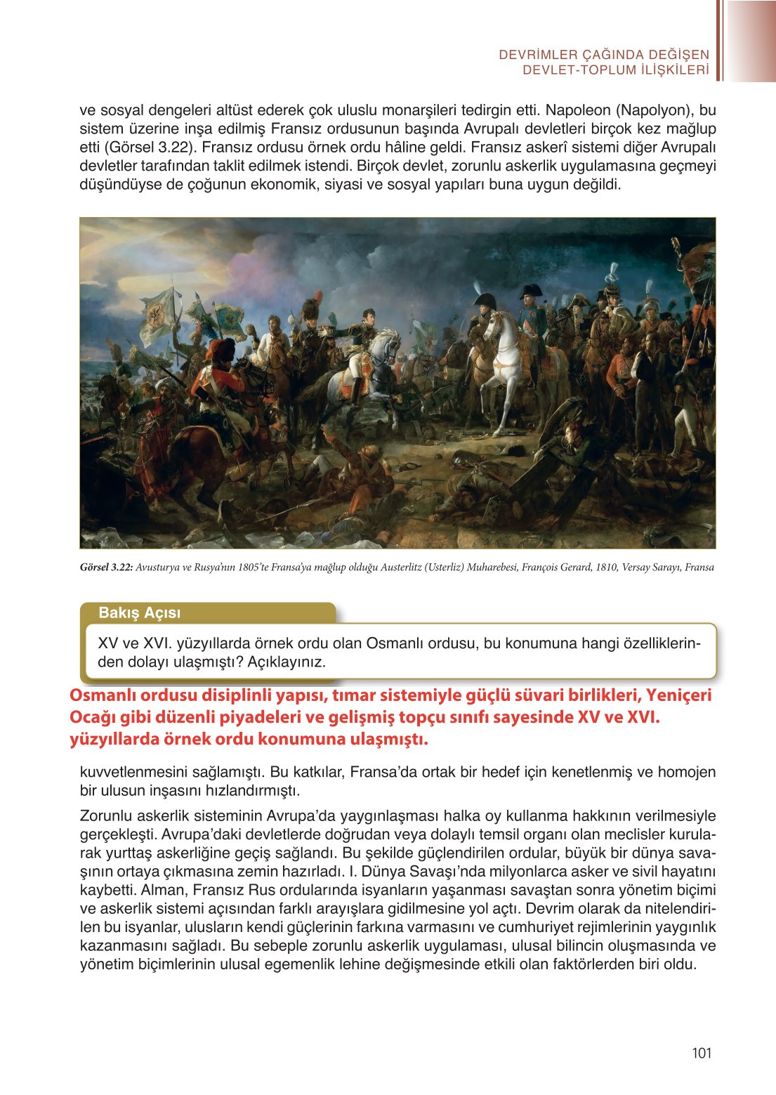 11. Sınıf Meb Yayınları Tarih Ders Kitabı Sayfa 101 Cevapları