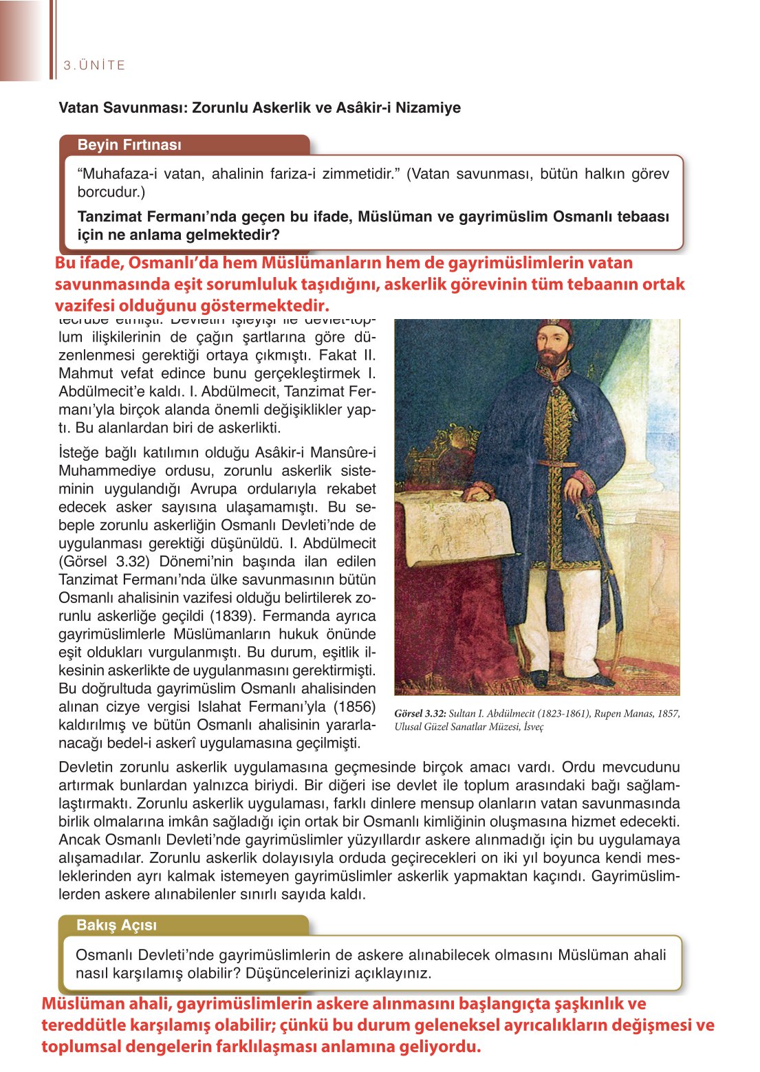 11. Sınıf Meb Yayınları Tarih Ders Kitabı Sayfa 110 Cevapları