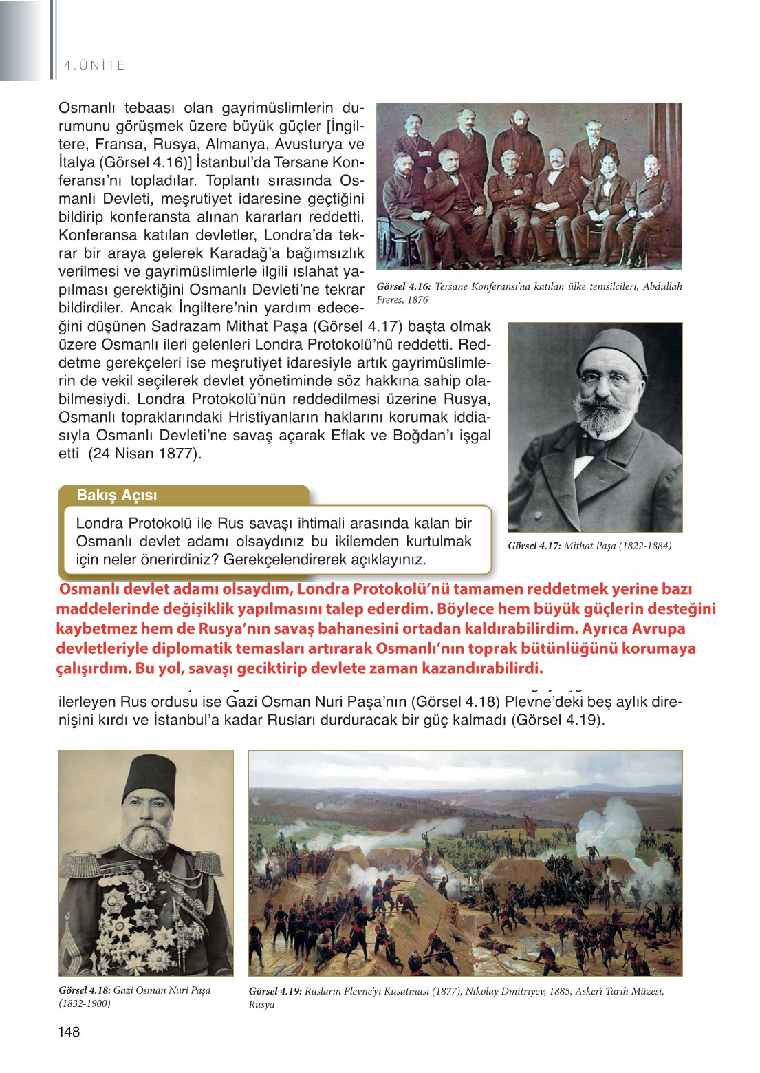 11. Sınıf Meb Yayınları Tarih Ders Kitabı Sayfa 148 Cevapları