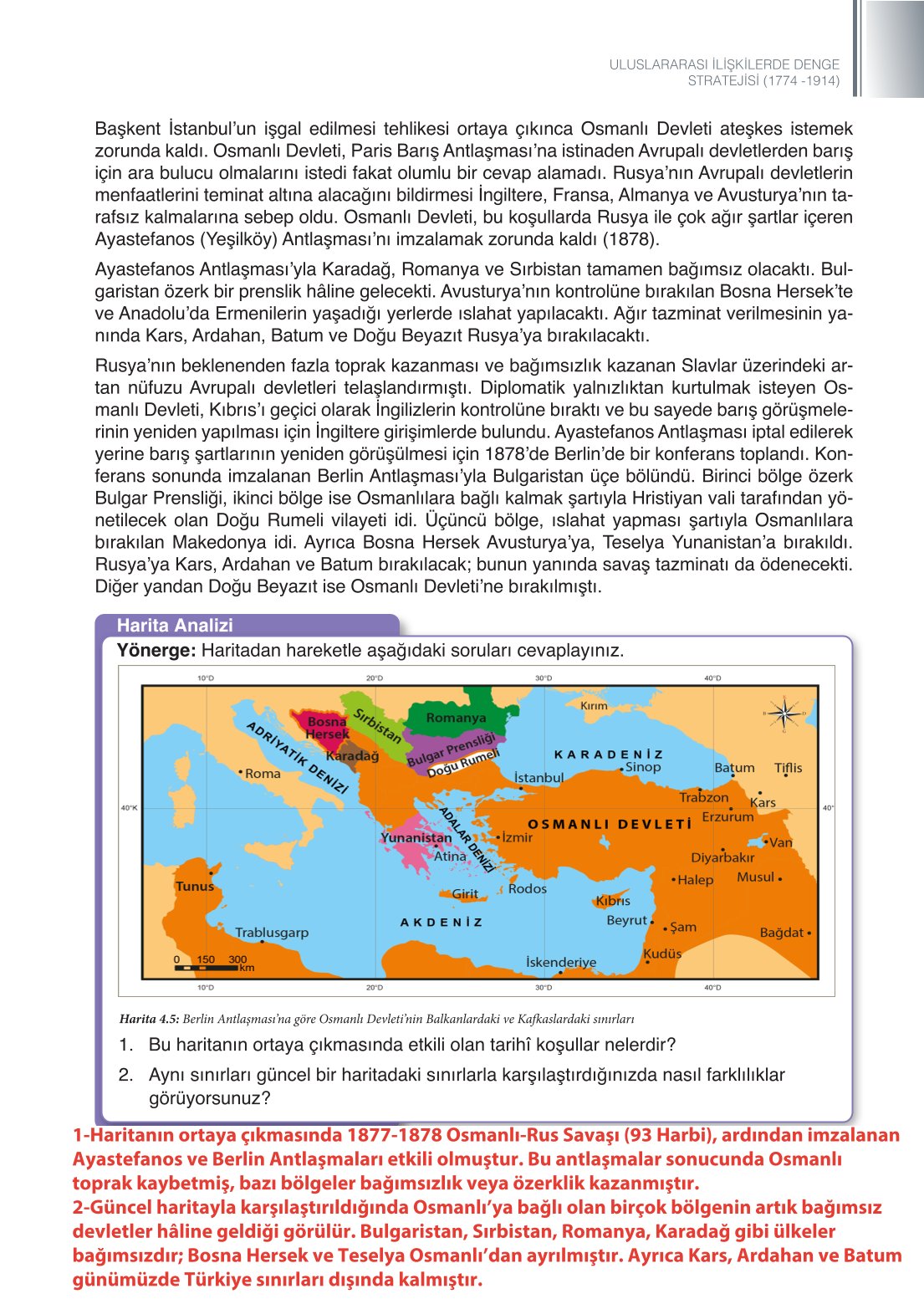 11. Sınıf Meb Yayınları Tarih Ders Kitabı Sayfa 149 Cevapları