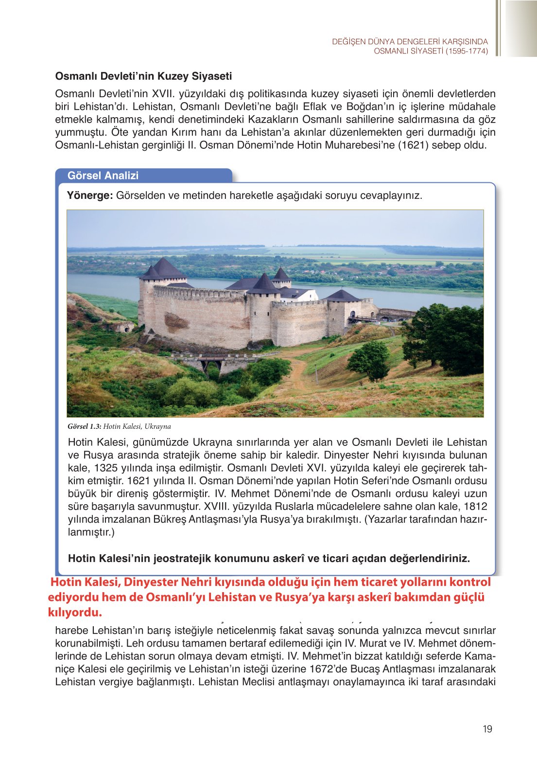 11. Sınıf Meb Yayınları Tarih Ders Kitabı Sayfa 19 Cevapları