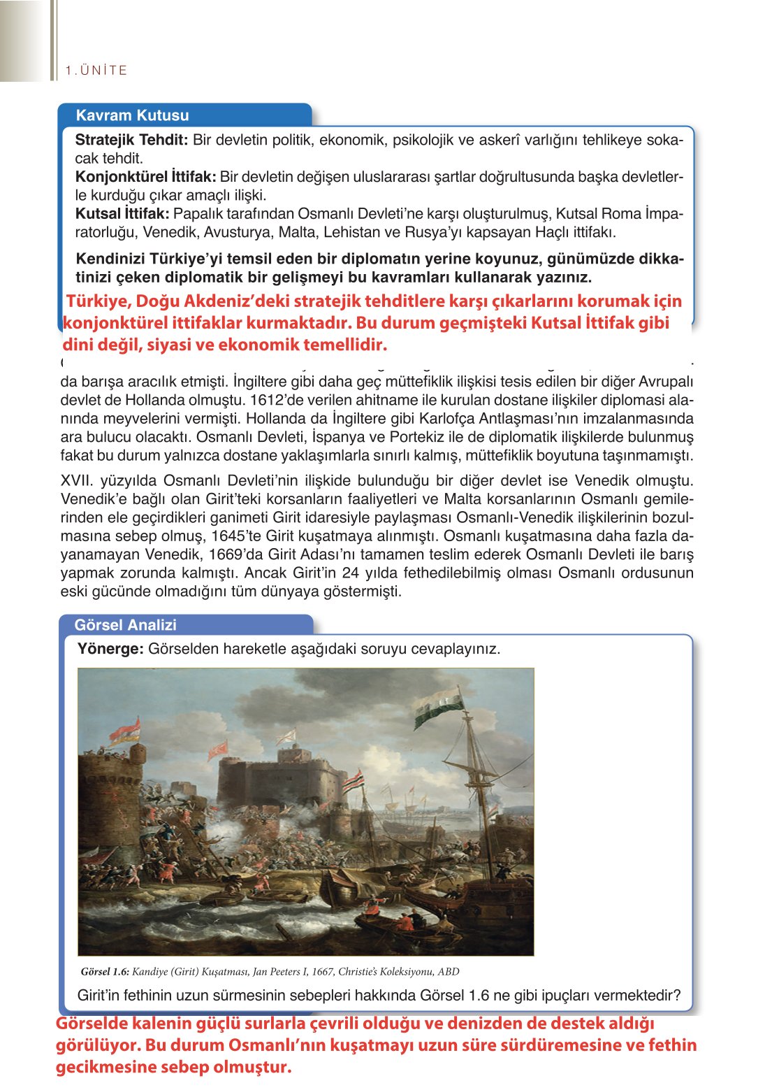 11. Sınıf Meb Yayınları Tarih Ders Kitabı Sayfa 24 Cevapları