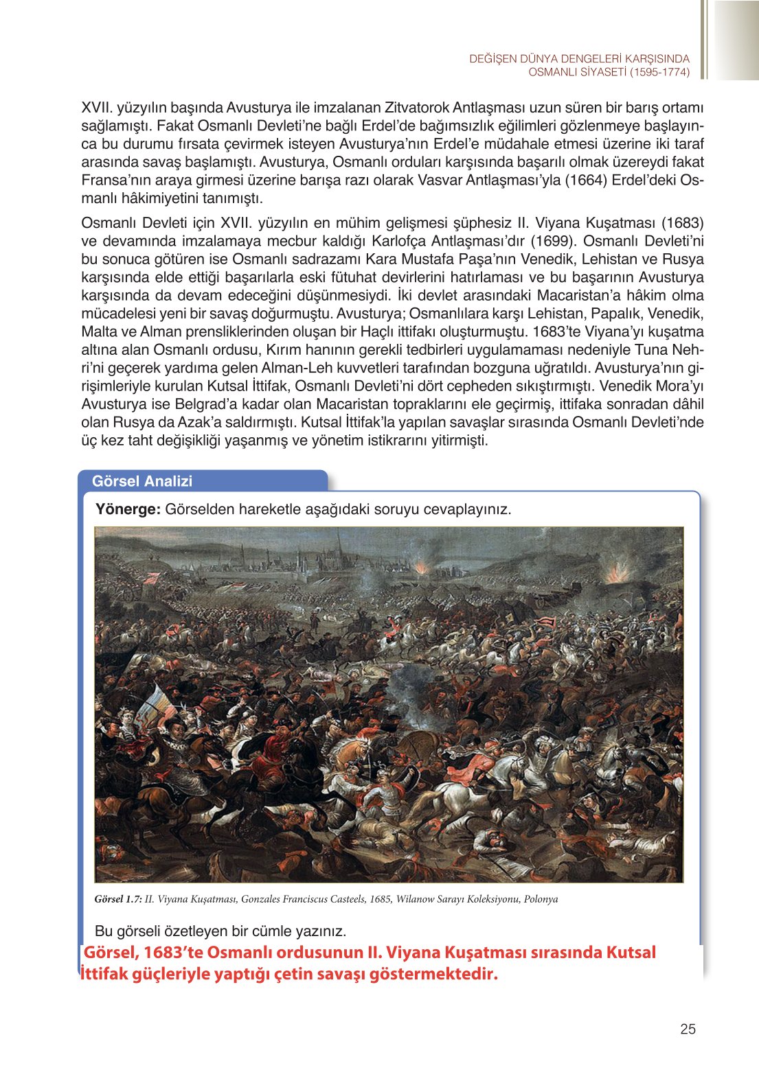 11. Sınıf Meb Yayınları Tarih Ders Kitabı Sayfa 25 Cevapları