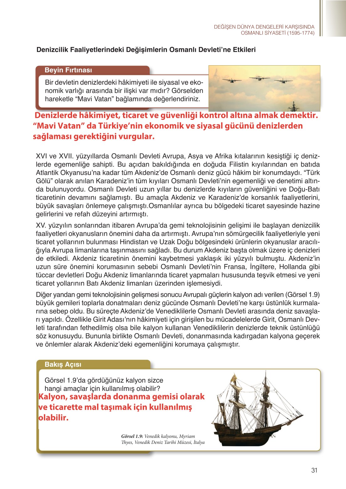 11. Sınıf Meb Yayınları Tarih Ders Kitabı Sayfa 31 Cevapları