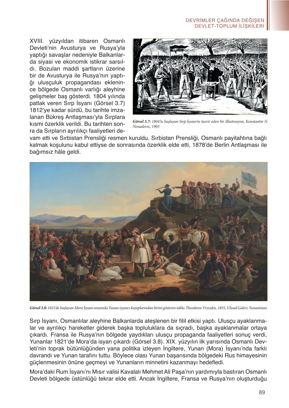 11. Sınıf Meb Yayınları Tarih Ders Kitabı Sayfa 89 Cevapları