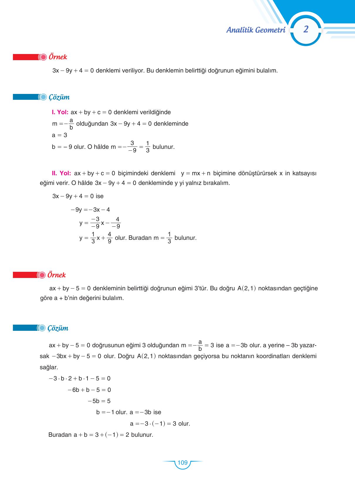 11. Sınıf Sdr Dikey Yayıncılık Matematik Ders Kitabı Sayfa 110 Cevapları