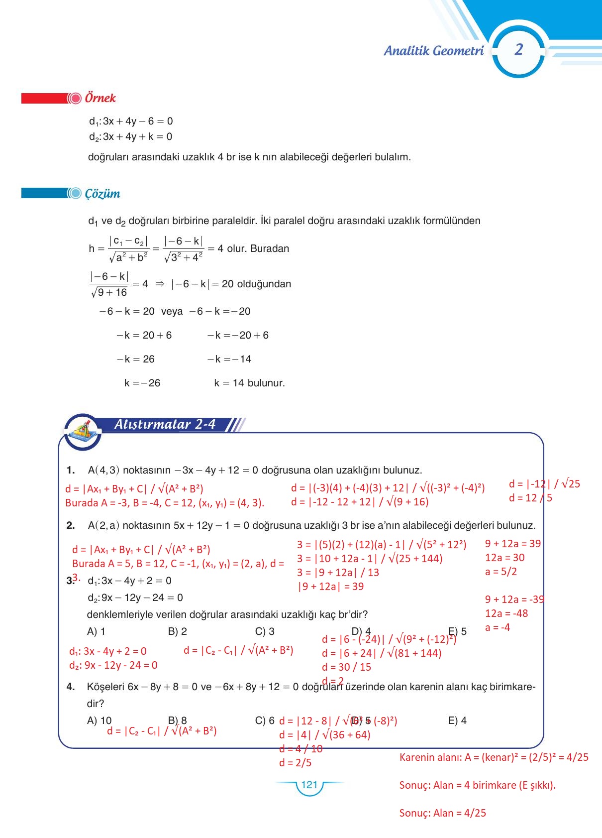 11. Sınıf Sdr Dikey Yayıncılık Matematik Ders Kitabı Sayfa 122 Cevapları