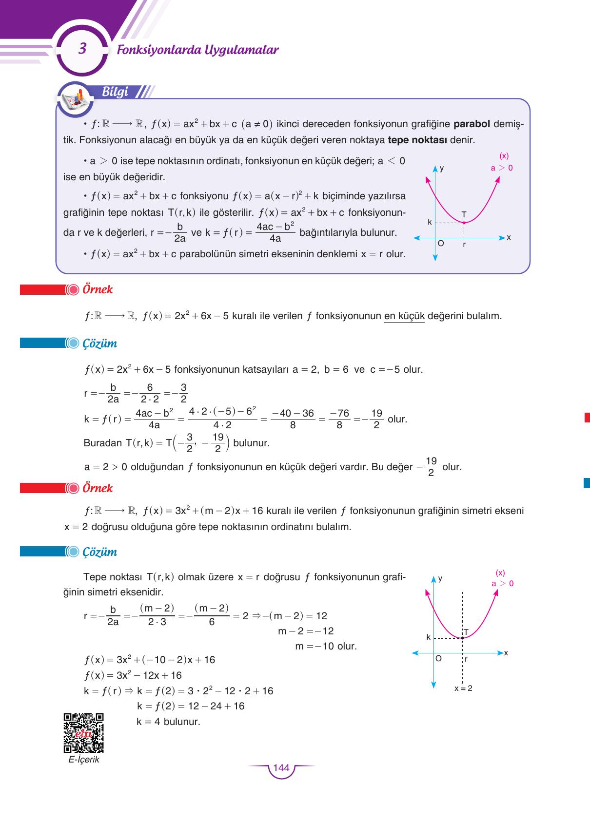 11. Sınıf Sdr Dikey Yayıncılık Matematik Ders Kitabı Sayfa 145 Cevapları