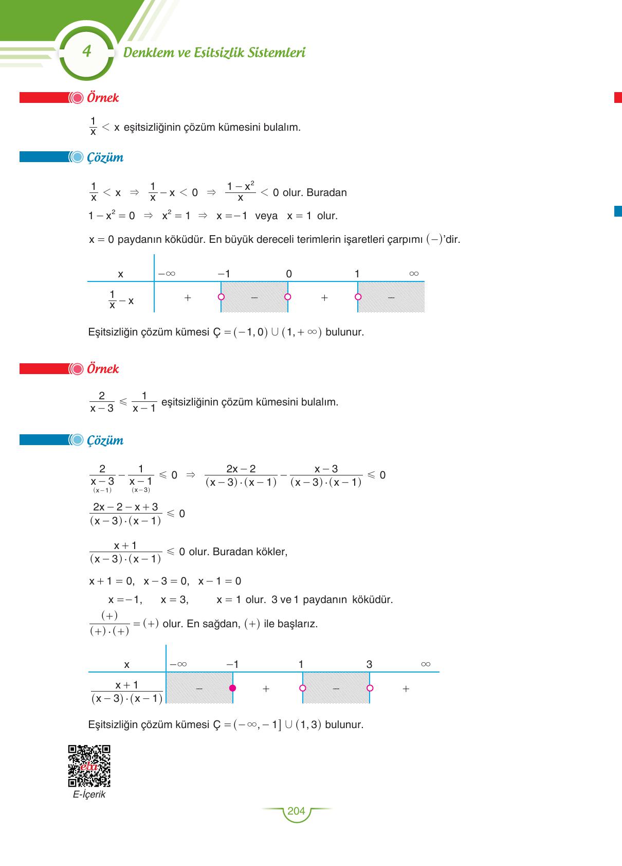 11. Sınıf Sdr Dikey Yayıncılık Matematik Ders Kitabı Sayfa 205 Cevapları