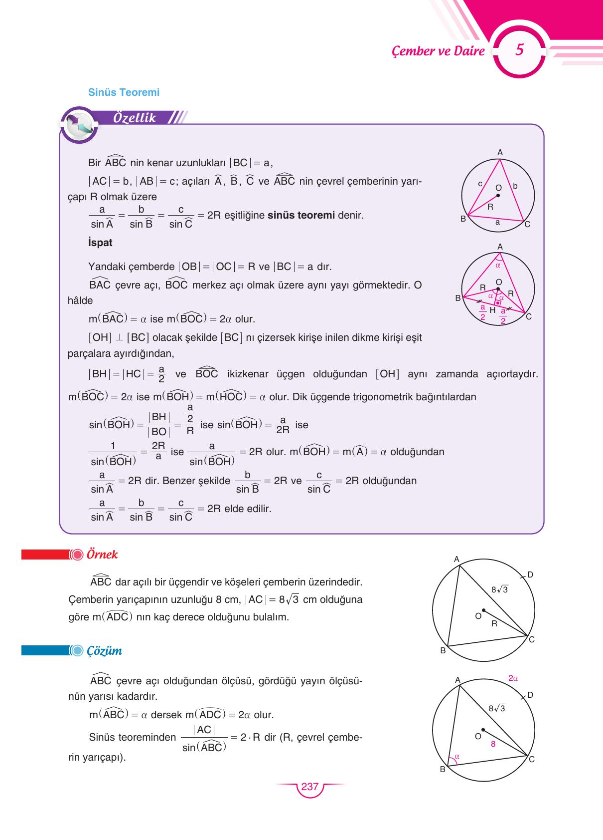11. Sınıf Sdr Dikey Yayıncılık Matematik Ders Kitabı Sayfa 238 Cevapları