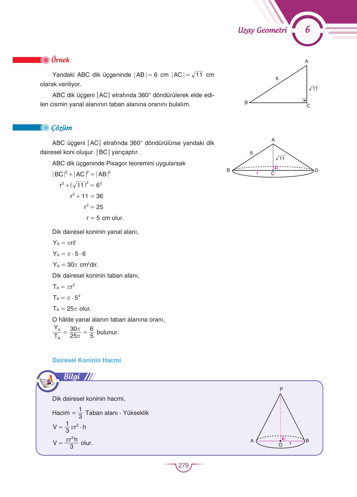 11. Sınıf Sdr Dikey Yayıncılık Matematik Ders Kitabı Sayfa 280 Cevapları