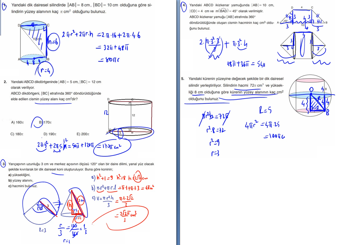 11. Sınıf Sdr Dikey Yayıncılık Matematik Ders Kitabı Sayfa 292 Cevapları
