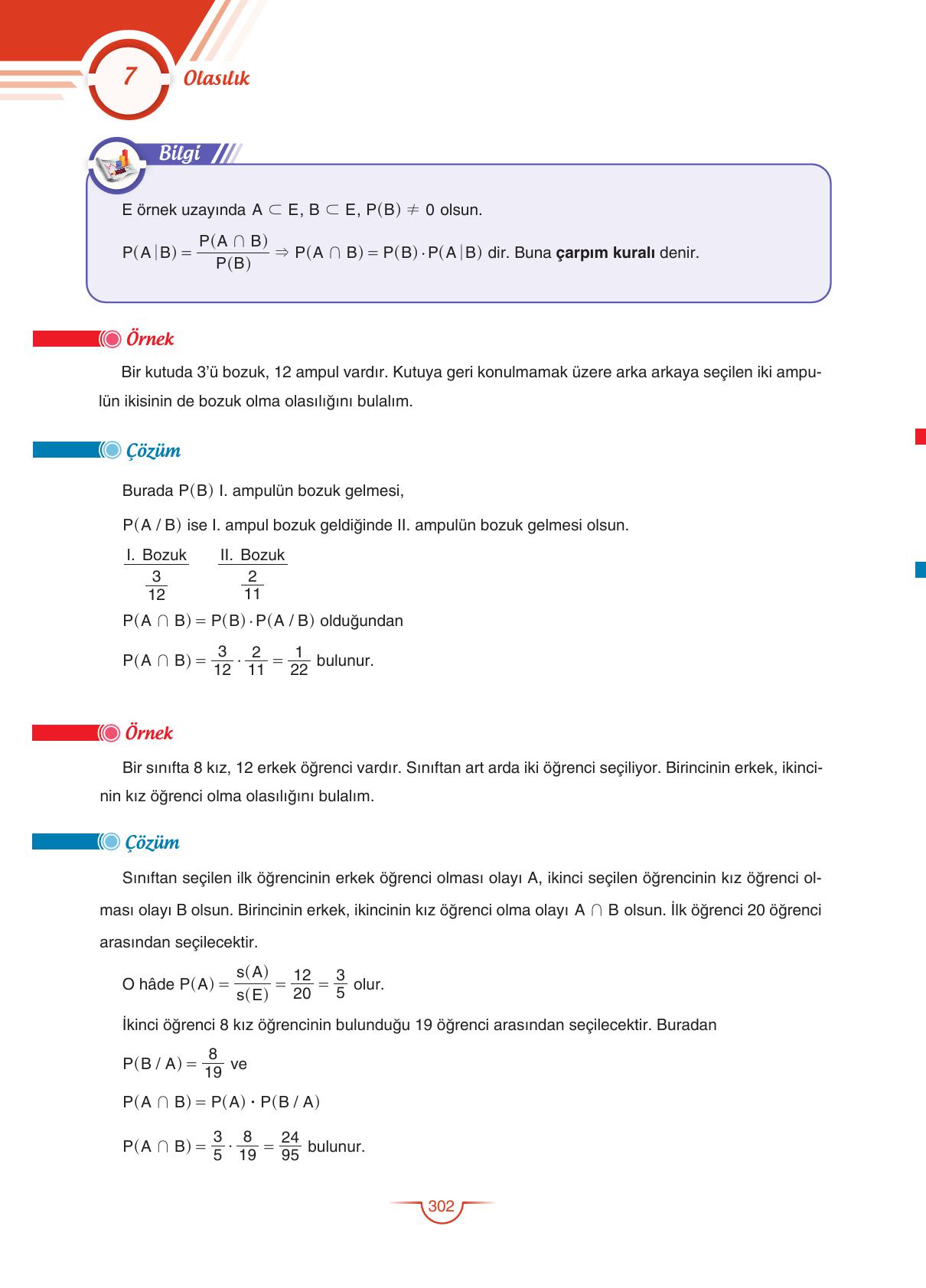 11. Sınıf Sdr Dikey Yayıncılık Matematik Ders Kitabı Sayfa 303 Cevapları