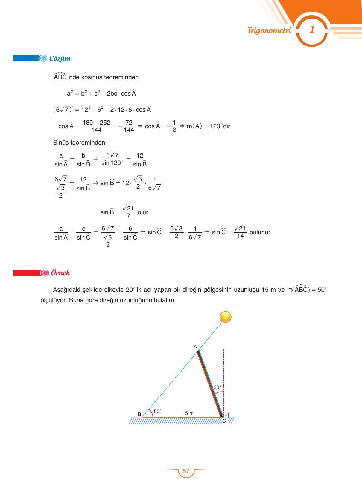 11. Sınıf Sdr Dikey Yayıncılık Matematik Ders Kitabı Sayfa 58 Cevapları