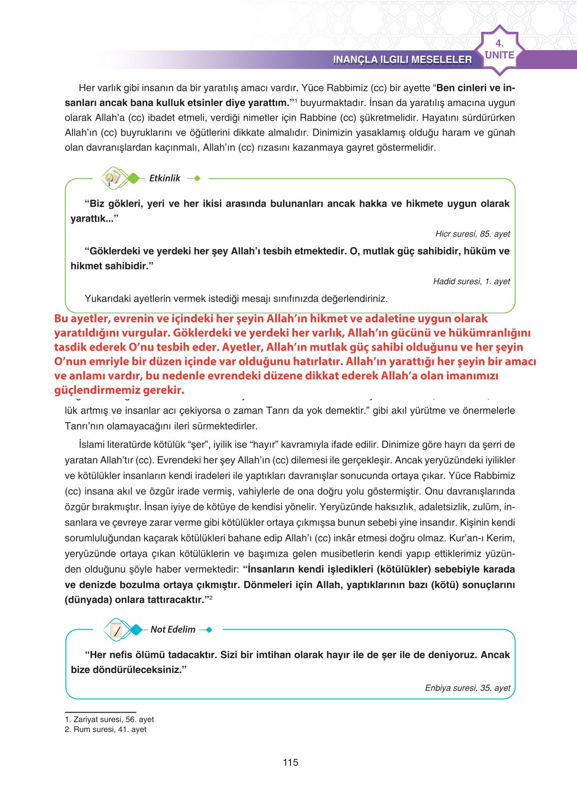 11. Sınıf Sdr İpekyolu Yayıncılık Din Kültürü Ve Ahlak Bilgisi Ders Kitabı Sayfa 115 Cevapları 11. Sınıf Sdr İpekyolu Yayıncılık Din Kültürü Ve Ahlak Bilgisi Ders Kitabı Sayfa 115 Cevapları